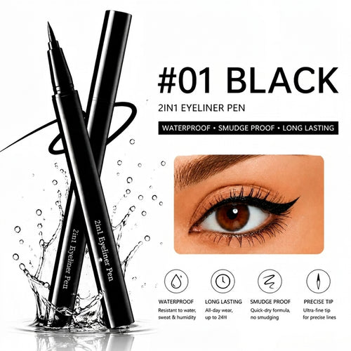 Waterproof & Smudge-Proof Liquid Eyeliner