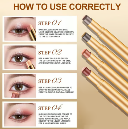 ✨3 Shade Cream Eyeshadow Stick | Smooth & Blendable