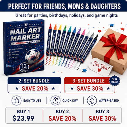 Show Your Team Spirit Right on Your Nails  Support your favorite team with bold, eye-catching nail designs in minutes.