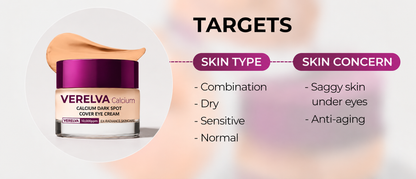 🔥LAST DAY 60% OFF!!VERELVA Korean Calcium Dark Spot Eye Cream
