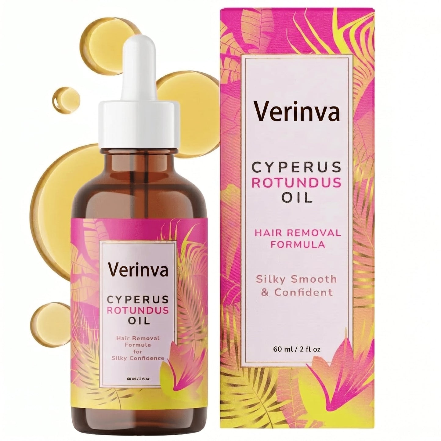 Verinva Beauty Hair Reduction Oil – Stop Unwanted Hair & Reveal Softer Skin