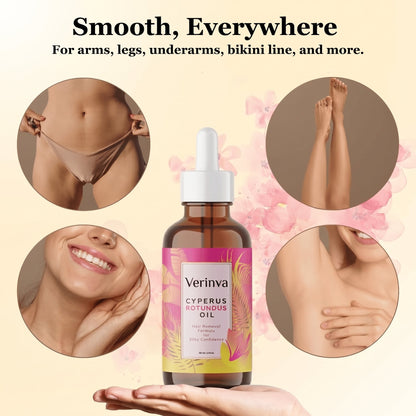 Verinva Beauty Hair Reduction Oil – Stop Unwanted Hair & Reveal Softer Skin