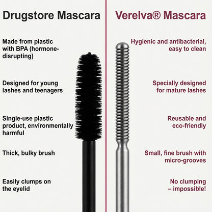 Verelva® Waterproof Fibre Mascara💧  – Volume & Length without Clumping for Dramatic Moments